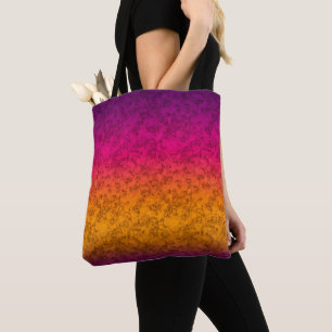 Bolso De Tela Gradiente de mármol ornamental sin soldadura de co