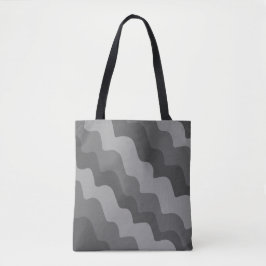 Bolso De Tela Gradiente de ondas oceánicas onduladas y onduladas