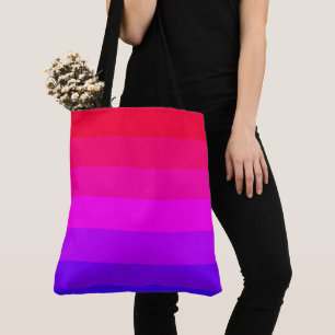 Bolso De Tela Gradiente de tonos ombre divertidos