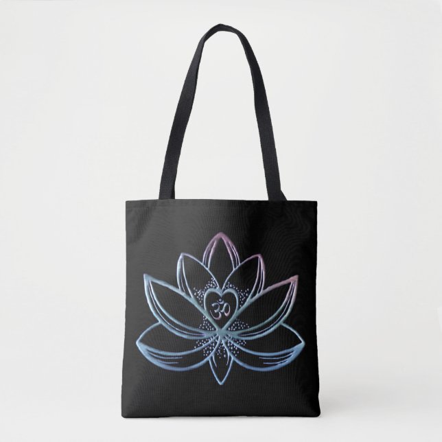 Bolso De Tela Gradiente Loto  (Anverso)