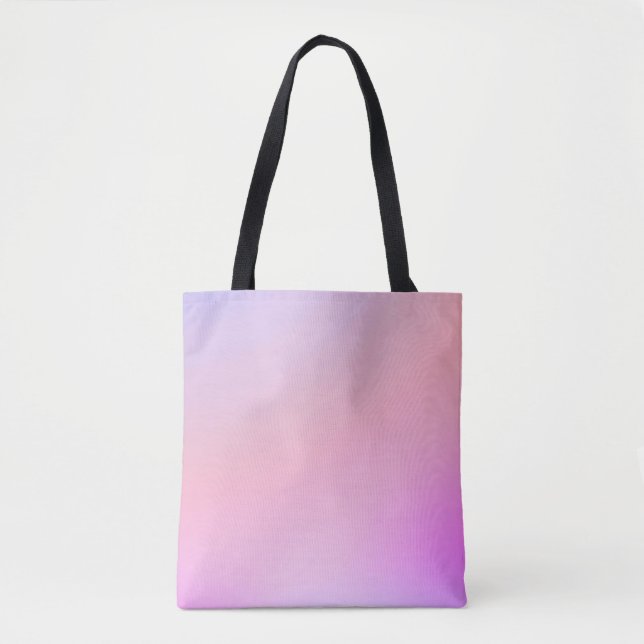 Bolso De Tela Gradiente Pastel de Algodón de Azúcar Soñador (Anverso)