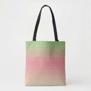 Bolso De Tela Gradiente tonos pastel suave color rosa ornamental