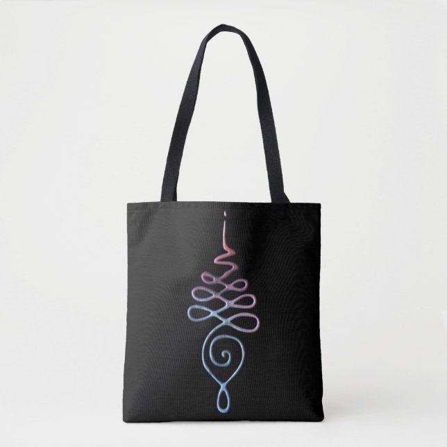 Bolso De Tela Gradiente Unalome  (Anverso)