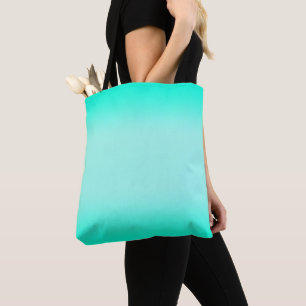 Bolso De Tela Gradiente verde moderno Naturaleza acuosa Personal