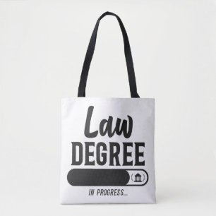 Bolso De Tela Grado De Derecho De Abogados Estudiantes En Curso
