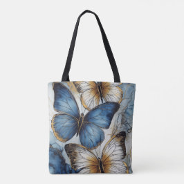Bolso De Tela Grado de mariposa