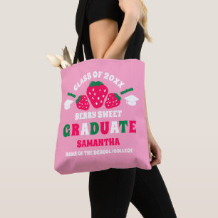 Bolso De Tela Graduación de fresa de Berry Sweet