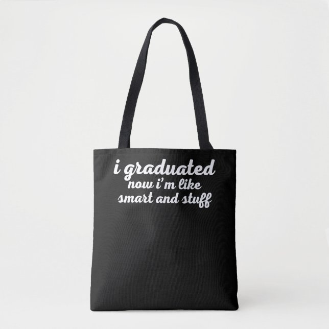 Bolso De Tela Graduación divertida en la escuela secundaria (Anverso)