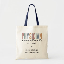 Bolso De Tela Graduación personalizada de un asistente de médico