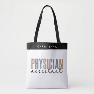 Bolso De Tela Graduación personalizada de un asistente de médico