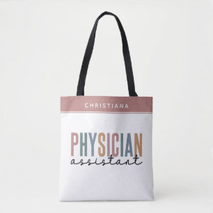 Bolso De Tela Graduación personalizada de un asistente de médico