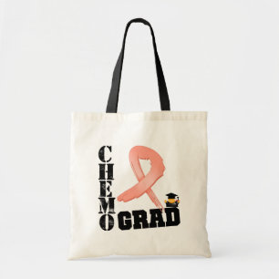 Bolso De Tela Graduado de Chemo del cáncer endometrial