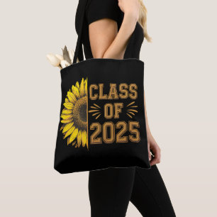 Bolso De Tela Graduado de la promoción 2025 Girasol de graduació