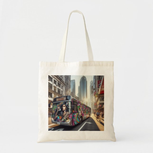 Bolso De Tela Graffiti Art Tote Bag (Frente)