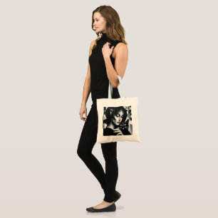 Bolso De Tela Graffiti Cat Lady