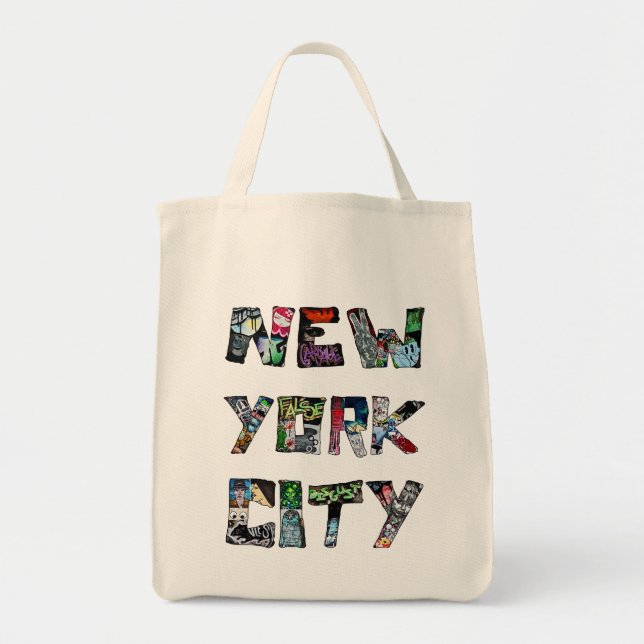 Bolso De Tela Graffiti de arte callejero de Nueva York (Frente)