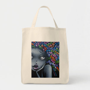 Bolso De Tela Graffiti de hadas mudas