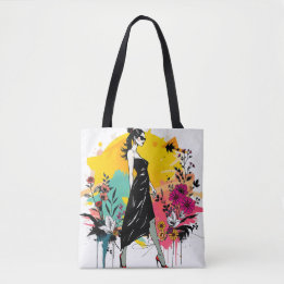 Bolso De Tela Graffiti Garden Muse Riso Double Sided🎨🌿