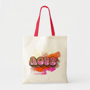 Bolso De Tela Graffiti HOPE Gráfica de "Estar inspirado"