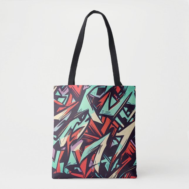 Bolso De Tela Graffiti moderno (Anverso)