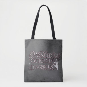 Bolso De Tela Gráfica Con Marea Y Extremadamente Peligroso - Bl