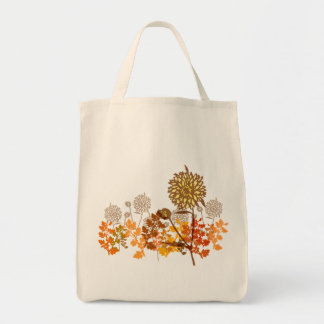 Bolso De Tela Gráfica de crisantemo