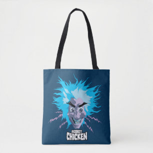 Bolso De Tela Gráfica de la cabeza del científico del pollo robo