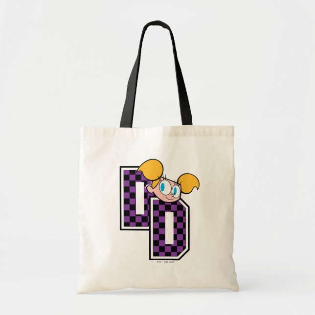 Bolso De Tela Gráfica De Letras Atléticas Dee Dee (Frente)