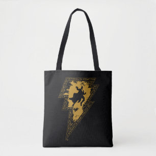 Bolso De Tela Gráfica de perno Lightning de Black Adam con probl