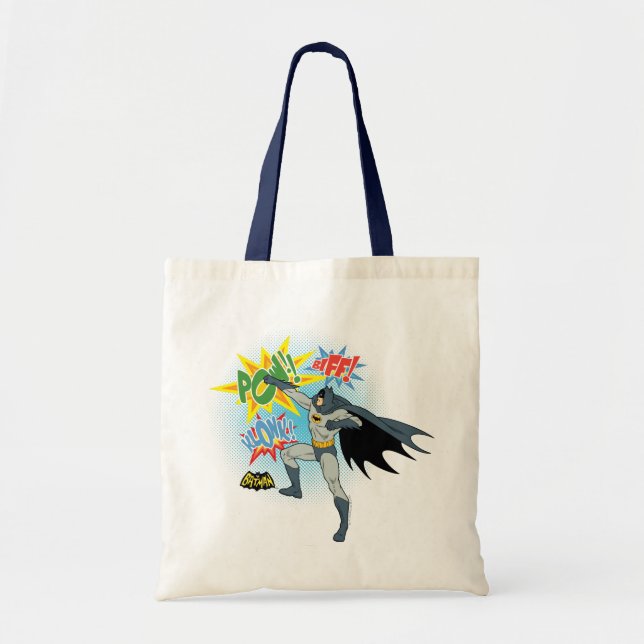 Bolso De Tela Gráfica de punzonado de batman (Frente)