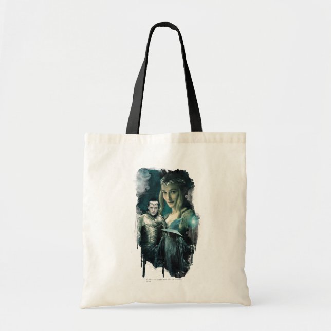 Bolso De Tela Gráfica Galadriel, ELROND™ y Gandalf (Frente)