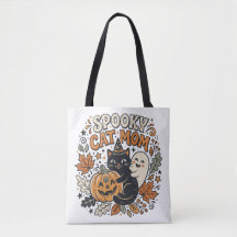Gráfica vintage de Halloween de mamá gata