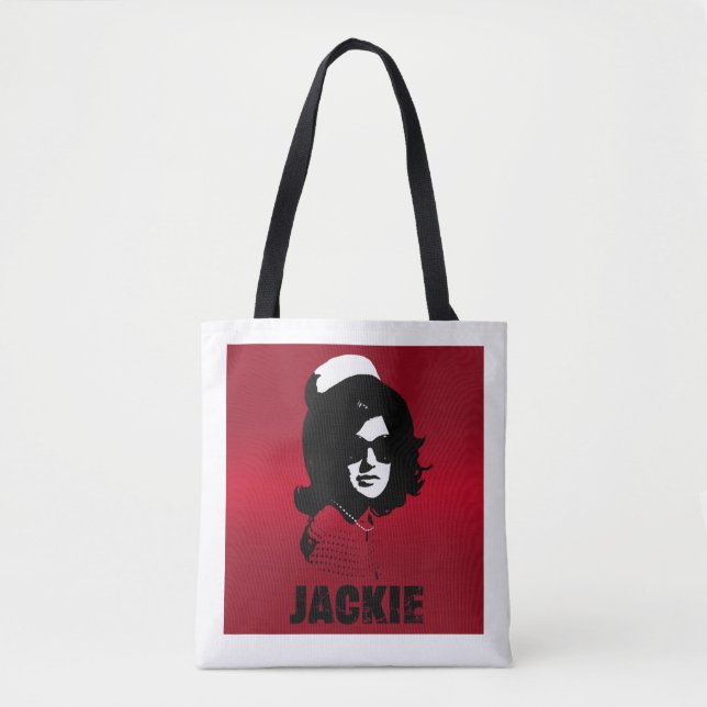 Bolso De Tela Gráfico al estilo revolucionario Jackie Kennedy (Anverso)