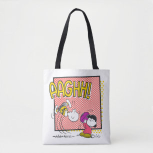 Bolso De Tela Gráfico cómico de Charlie Brown y Lucy