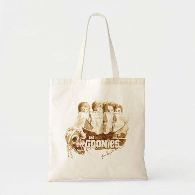 Bolso De Tela Gráfico de acuarela del barco pirata Goonies (Frente)