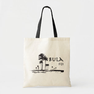 Bolso De Tela Gráfico de árbol de palmeras de Bula Fiji