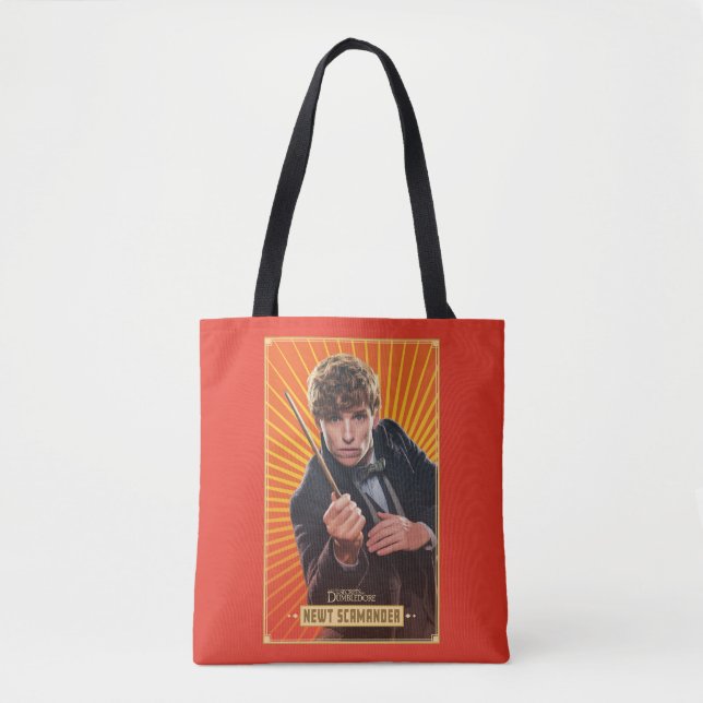 Bolso De Tela Gráfico de caracteres de Newt Scamander (Anverso)