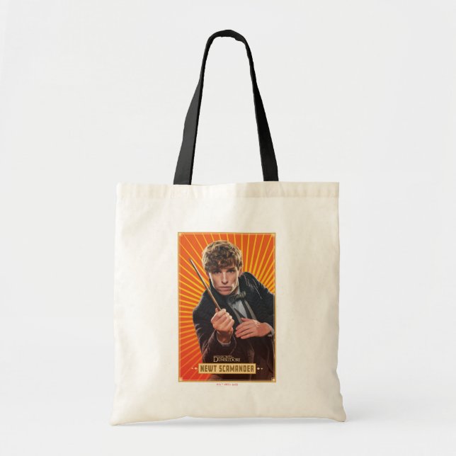 Bolso De Tela Gráfico de caracteres de Newt Scamander (Frente)