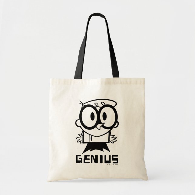 Bolso De Tela Gráfico de esquema Dexter "Genius" (Frente)
