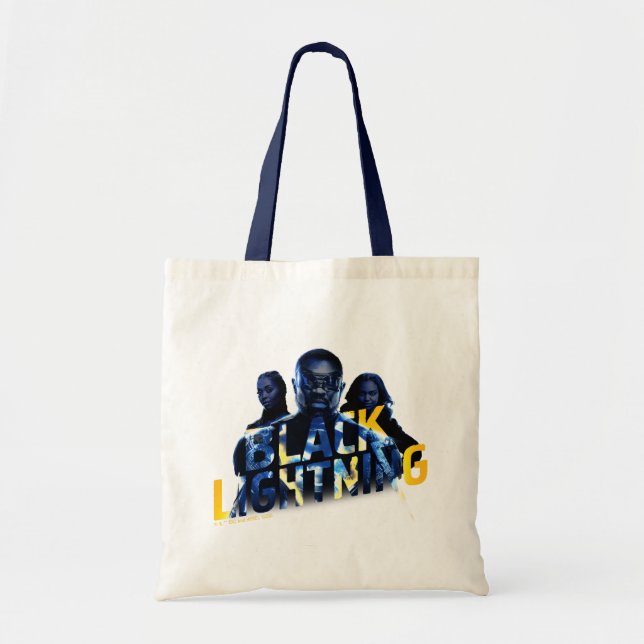Bolso De Tela Gráfico de Héroes de Black Lightning (Frente)