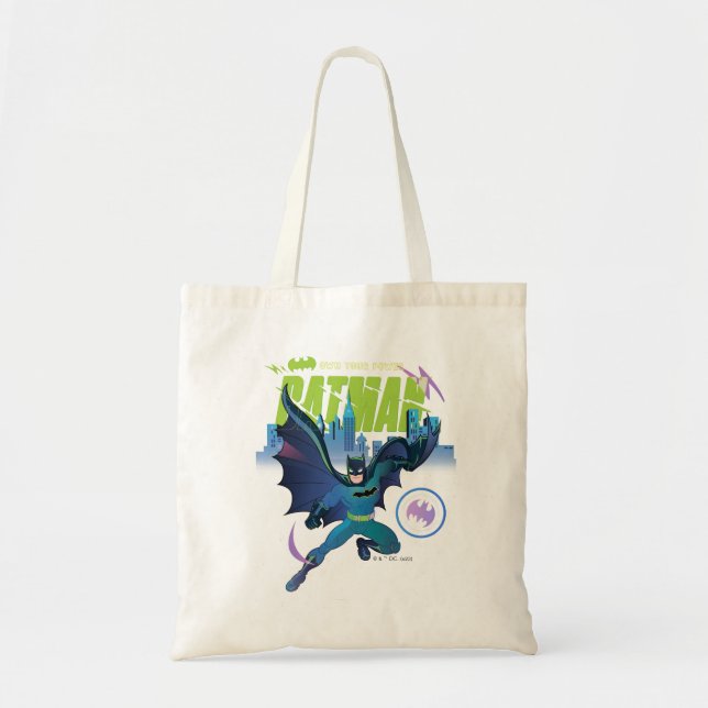 Bolso De Tela Gráfico de la ciudad de Batman "Own Your Power" (Frente)