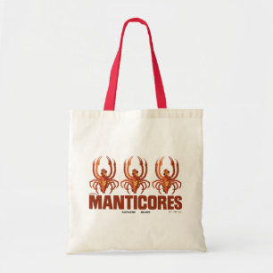 Bolso De Tela Gráfico de la cosecha de manticores de bebés