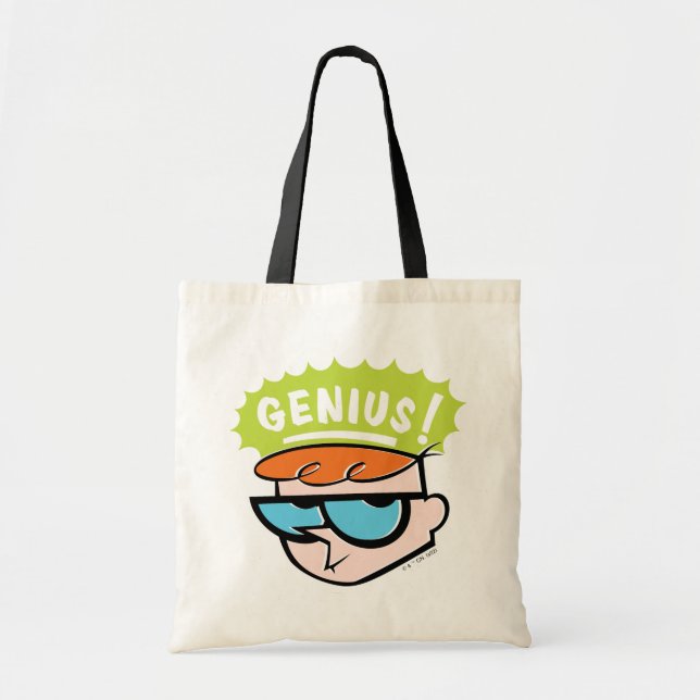 Bolso De Tela Gráfico de llamadas "Genius" de Dexter (Frente)