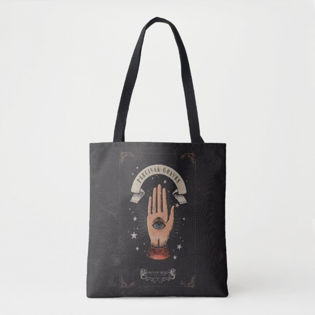 Bolso De Tela Gráfico de mano mágica PERCIVAL GRAVES™ (Anverso)