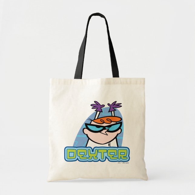 Bolso De Tela Gráfico de nombre de carácter Dexter (Frente)