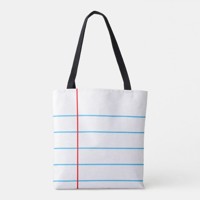 Bolso De Tela Gráfico de papel portátil© Tote Bag (Reverso)