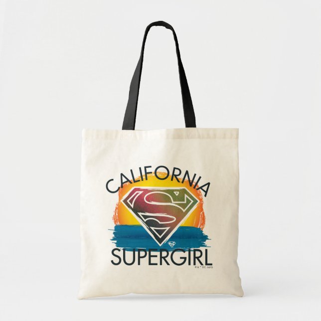 Bolso De Tela Gráfico de Sunset de Supergirl de California (Frente)