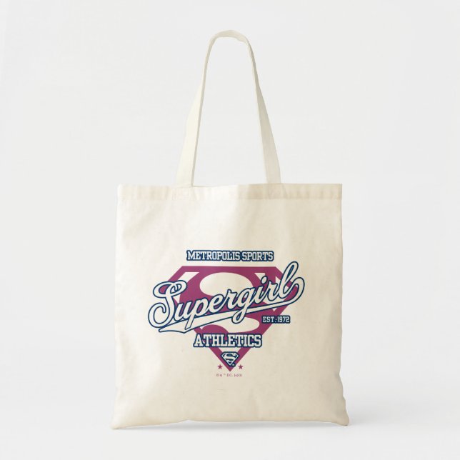 Bolso De Tela Gráfico de superchica Metropolis Sports Athletics (Frente)