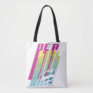 Bolso De Tela Gráfico de superchica "Sé Chica"