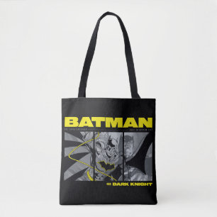 Bolso De Tela Gráfico de tres paneles del cómic de Batman
